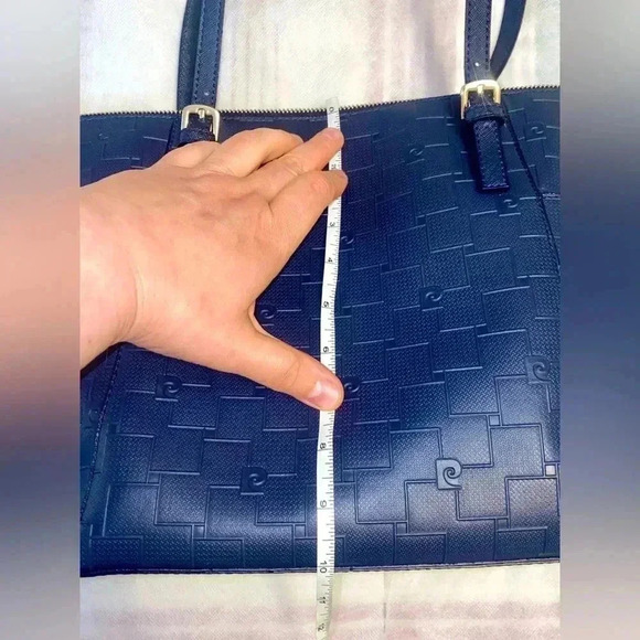 Dark blue bag made in Türkiye 🇹🇷 (Pierre Cardin ?) - Picture 3 of 7